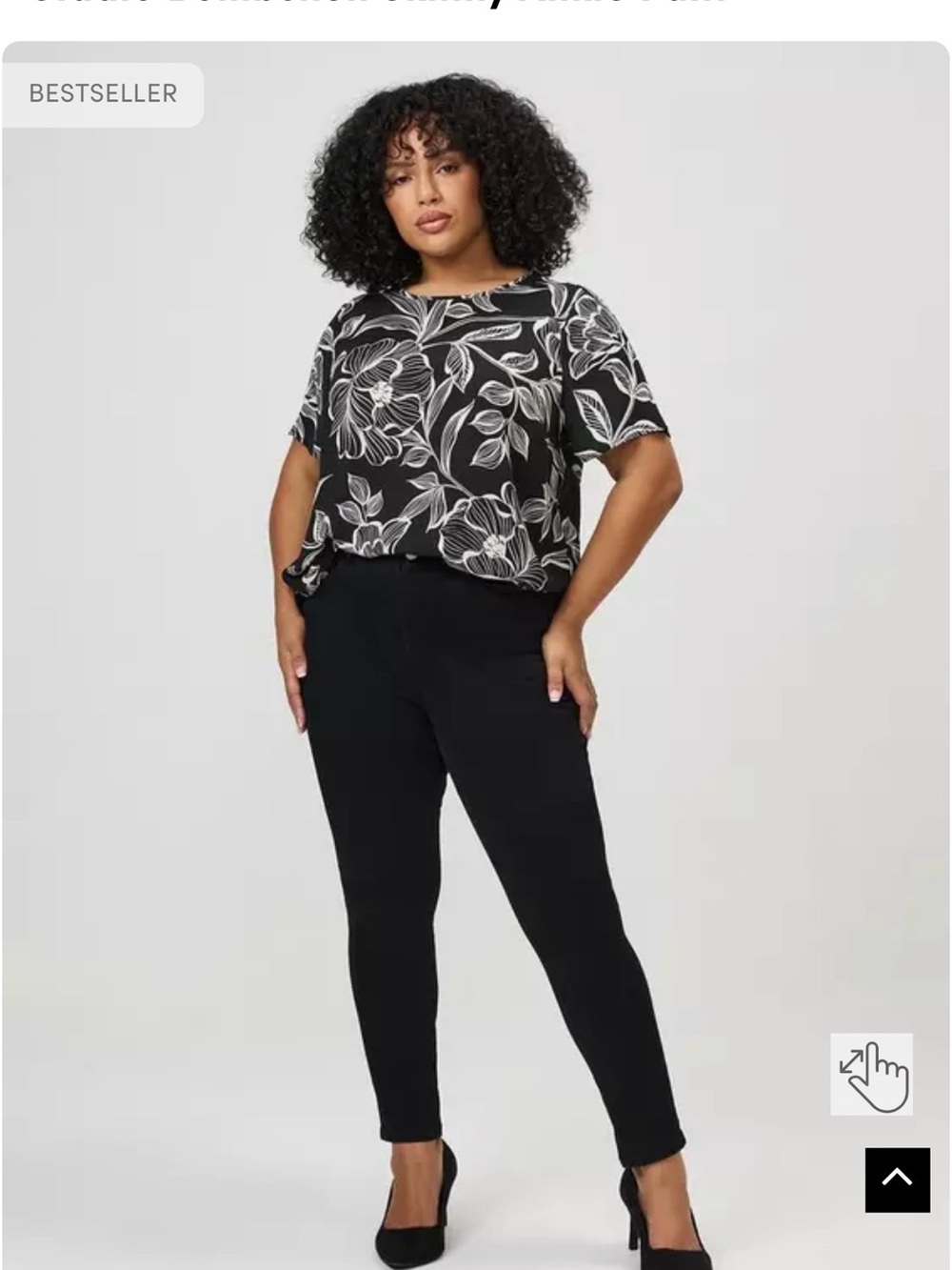 Studio by Torrid Black Skinny Ankle Pants-High rise size 16